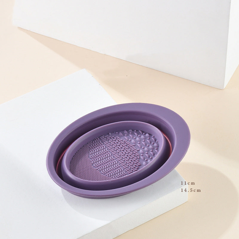 Scrubbing Plate Makeup Brush Cleaning Pad Makeup Brush Cleaning Bowl Scrubbing Plate Makeup Brush Cleaning Pad Makeup Brush Cleaning Bowl
